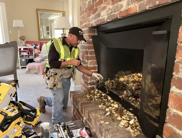 Safe screening installation by Madison Chimney Sweep in Madison, CT