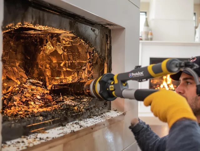 Professional chimney cleaning by Madison Chimney Sweep in Madison, CT