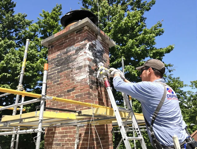 Structural chimney repair by Madison Chimney Sweep in Madison, CT